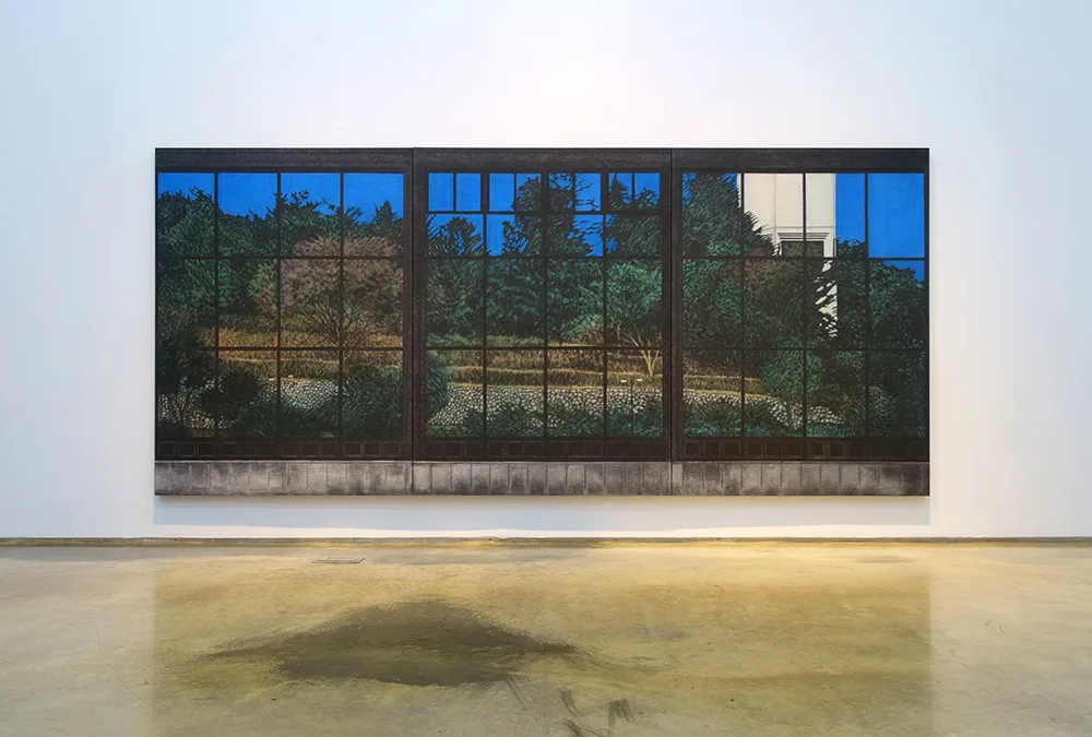 이성경, 또 다른 그림자 1-3_장지에 채색, 목탄_ 190x420cm_ 2019