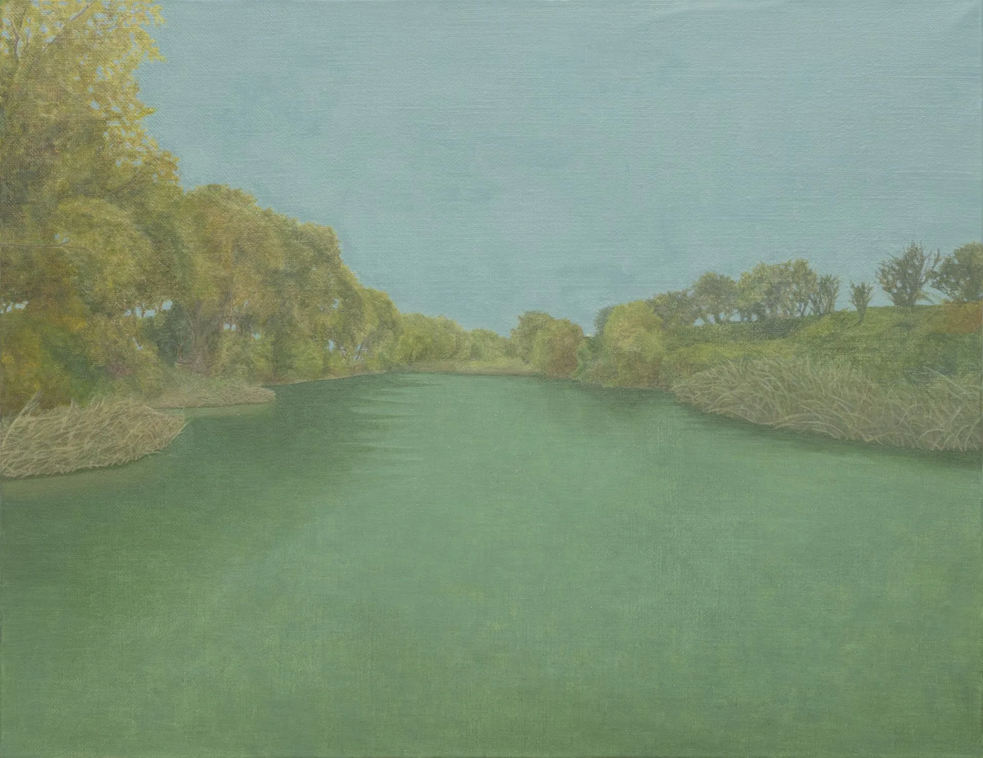 전병구, 〈무제Untitled〉, 31.8ⅹ40.9cm, oil on canvas, 2022_작가제공