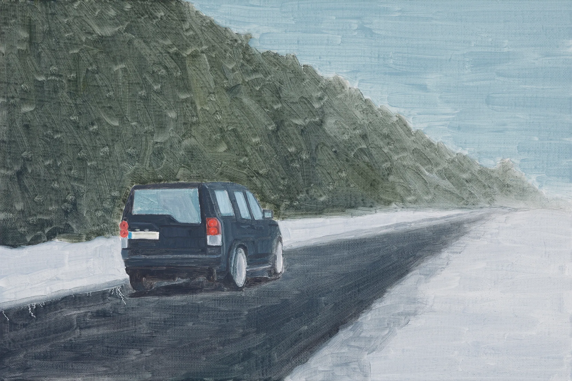 전병구, 〈남과 여1〉, 27.3 × 40.9 cm, oil on canvas, 2016._작가제공
