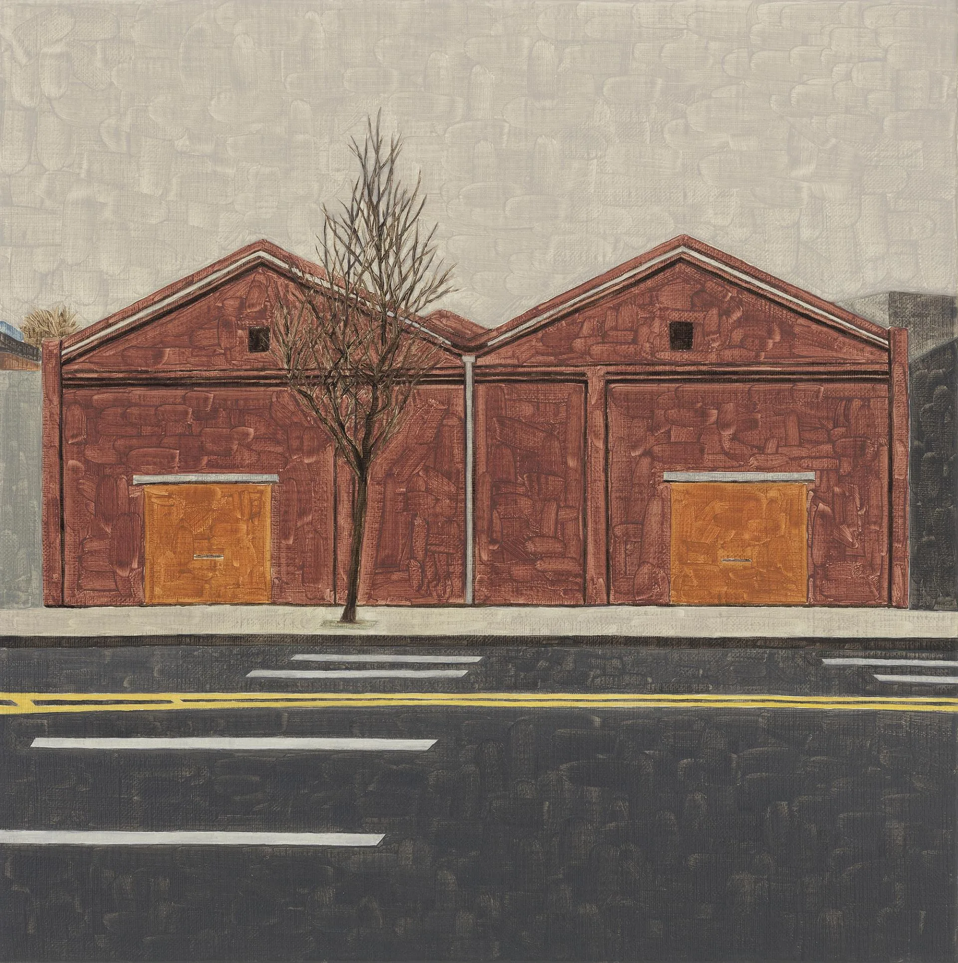 전병구, 〈소금창고〉, 45.5 × 45.5 cm, Oil on Canvas, 2019_작가제공