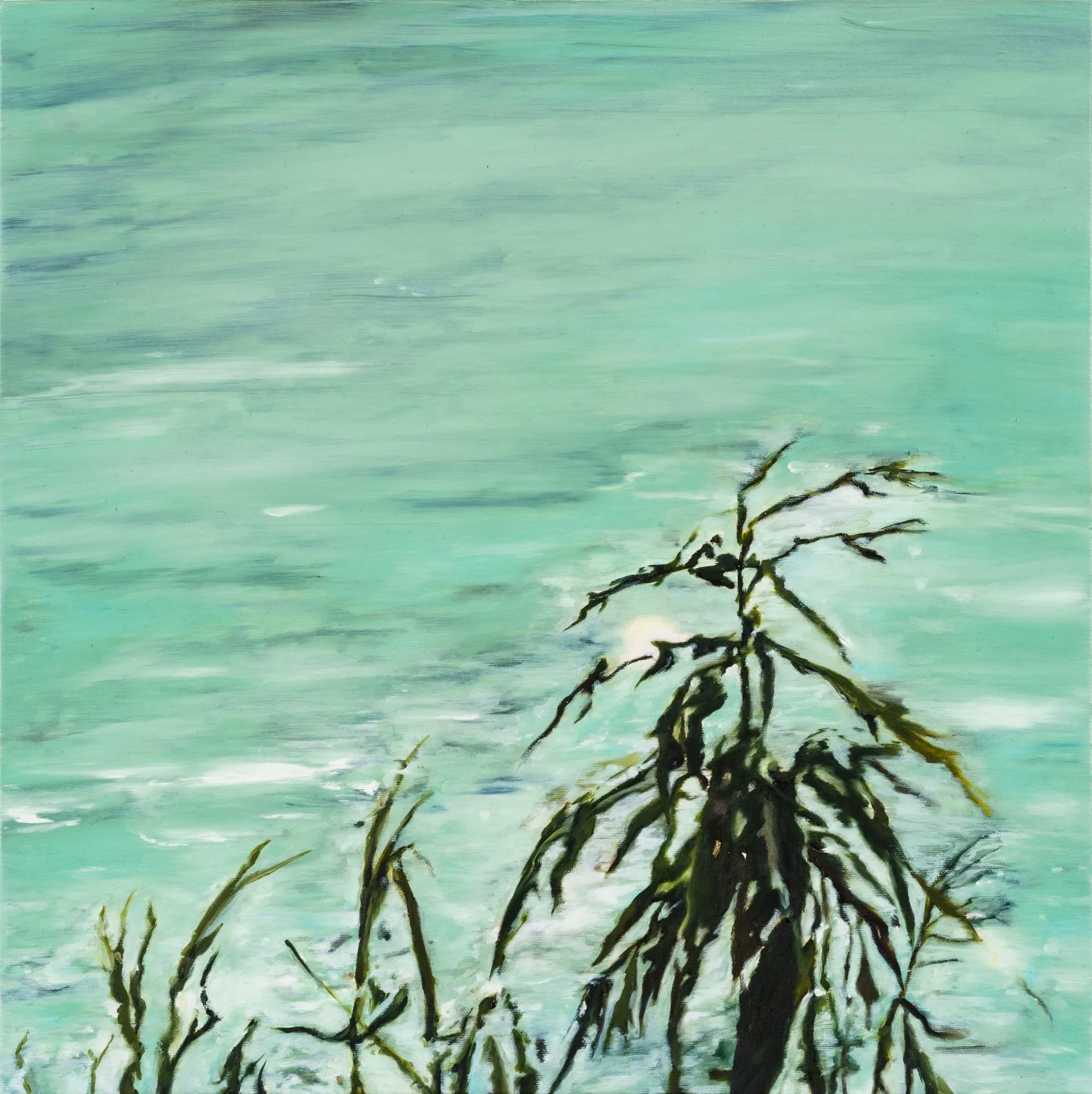김지윤, 조각 zip - 푸른 빛 2022
oil on canvas 45.5x45.5cm_작가제공
(이미지저작권은 작가에게 있습니다)