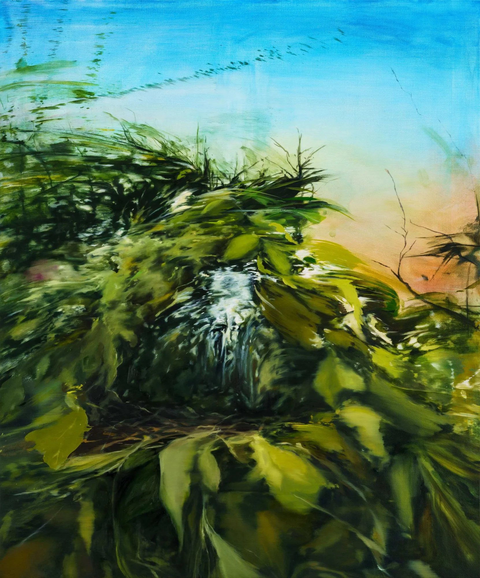 김지윤, 정지된 움직임 Ⅱ 2022 oil on canvas 72.7 x 60.6cm_작가제공
(이미지저작권은 작가에게 있습니다)