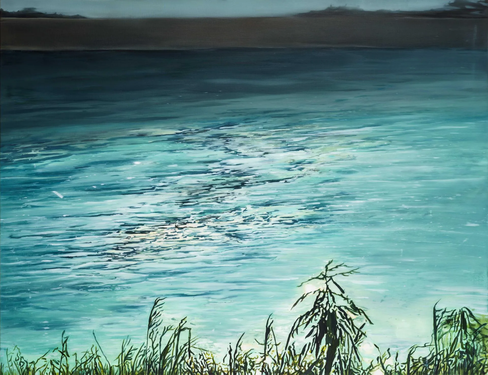 김지윤, 푸른 빛의 결 2022 oil on canvas 112.1x145.5cm_작가제공
(이미지저작권은 작가에게 있습니다)