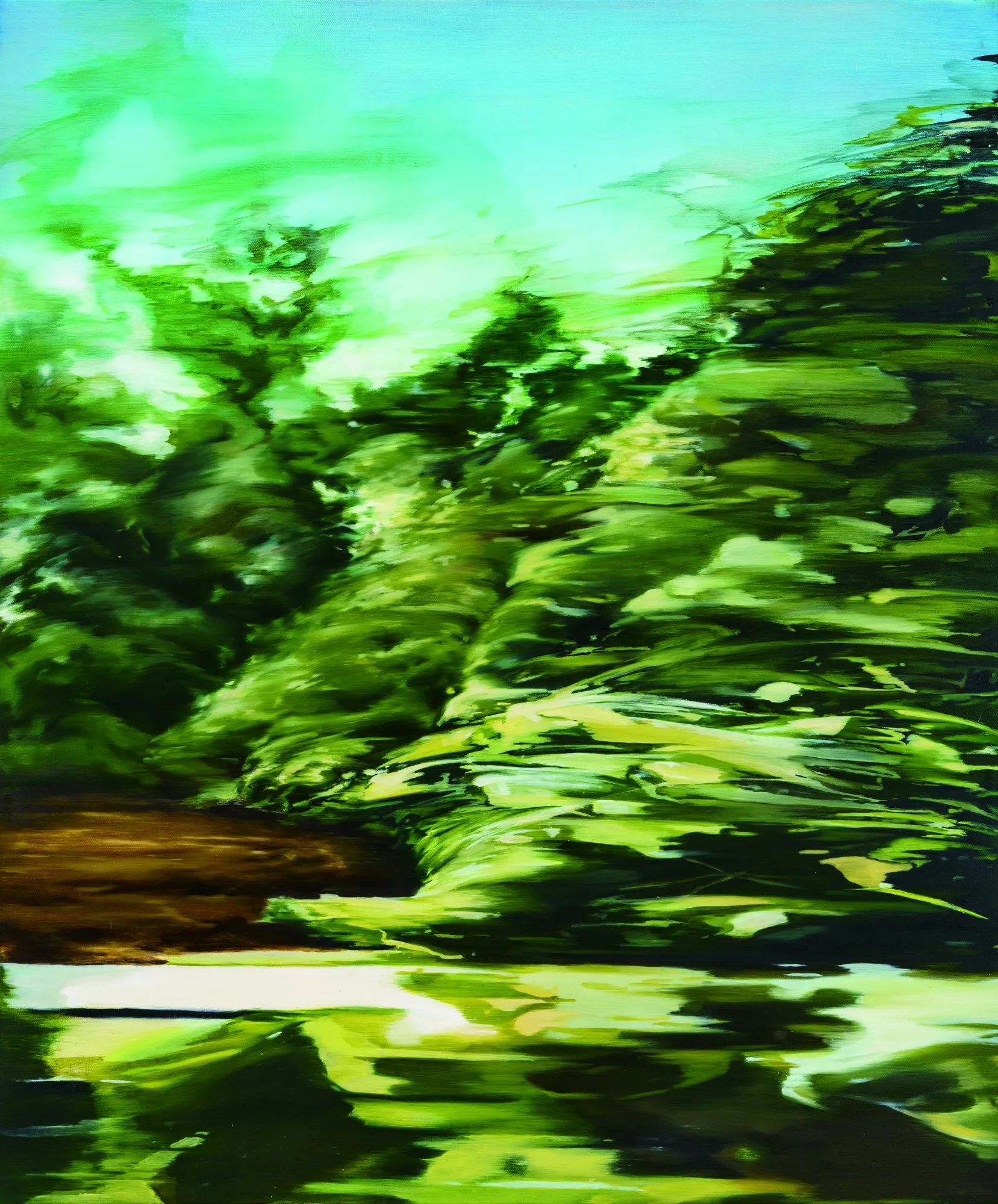 김지윤, 정지된 움직임 Ⅲ 2022 oil on canvas 72.7 x 60.6cm_작가제공
(이미지저작권은 작가에게 있습니다)