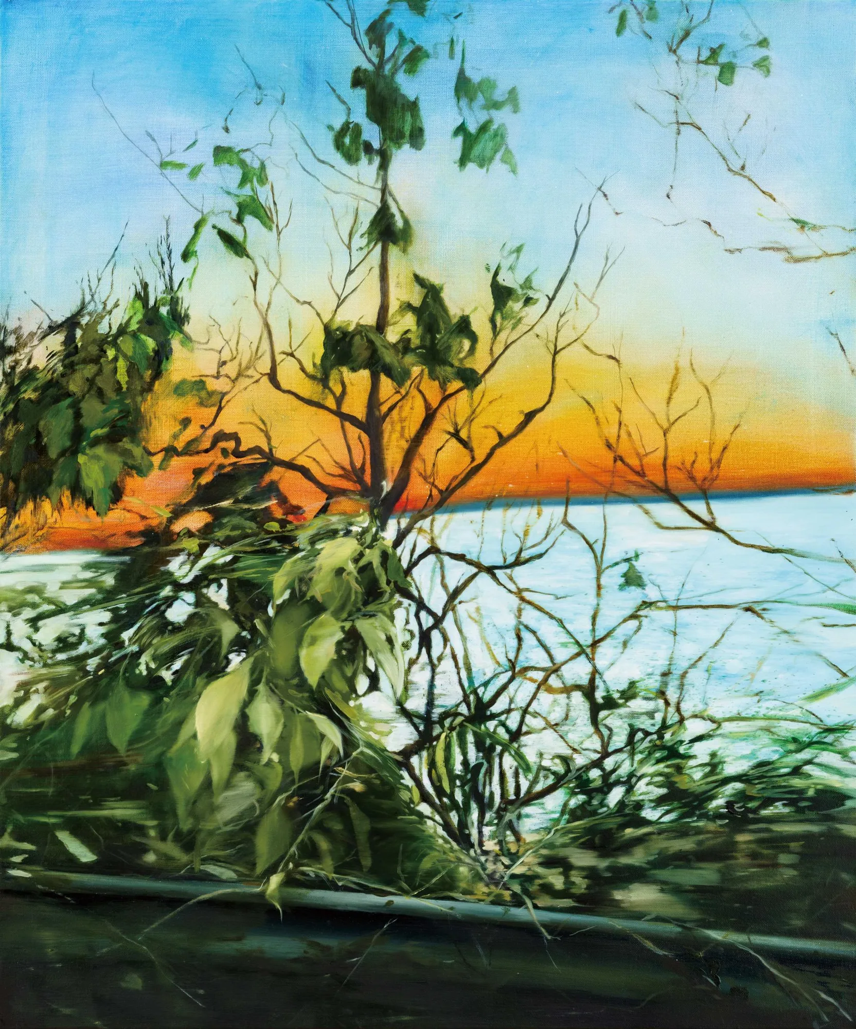김지윤, 정지된 움직임 Ⅰ 2022 oil on canvas 72.7 x 60.6cm_작가제공
(이미지저작권은 작가에게 있습니다)