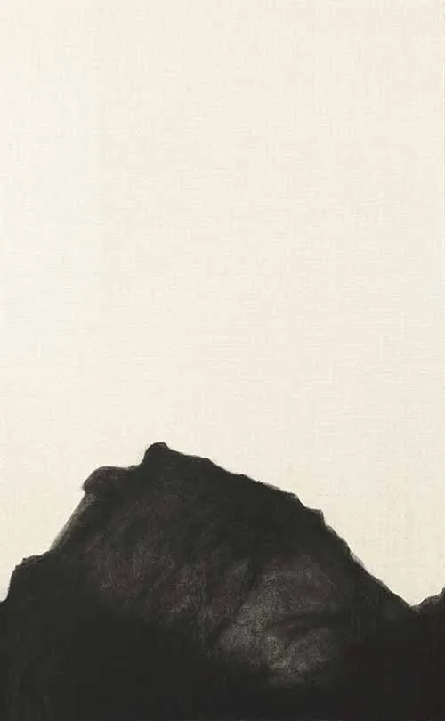 김민호_북한산_117×73cm_캔버스에 목탄_2018