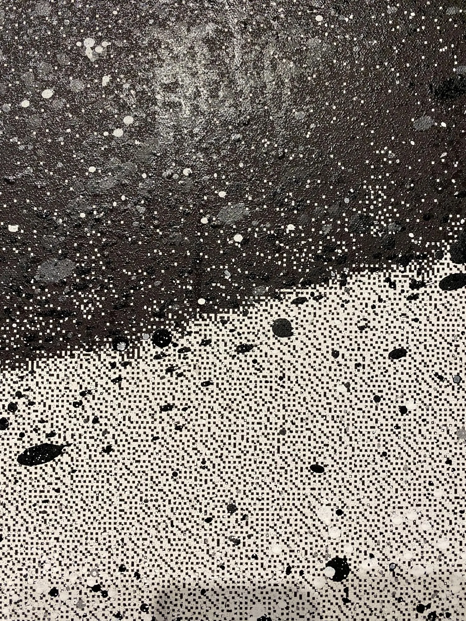 윤향로_Tagging-K_Epson UltraChrome inkjet, acrylic on canvas_300x800cm_2023_부분
