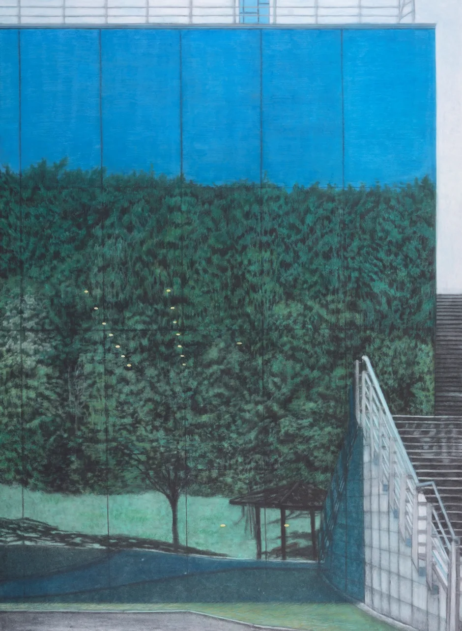 이성경, 또 다른 그림자 1-1_장지에 채색, 목탄_ 190x140cm_ 2019
이미지 작가 제공