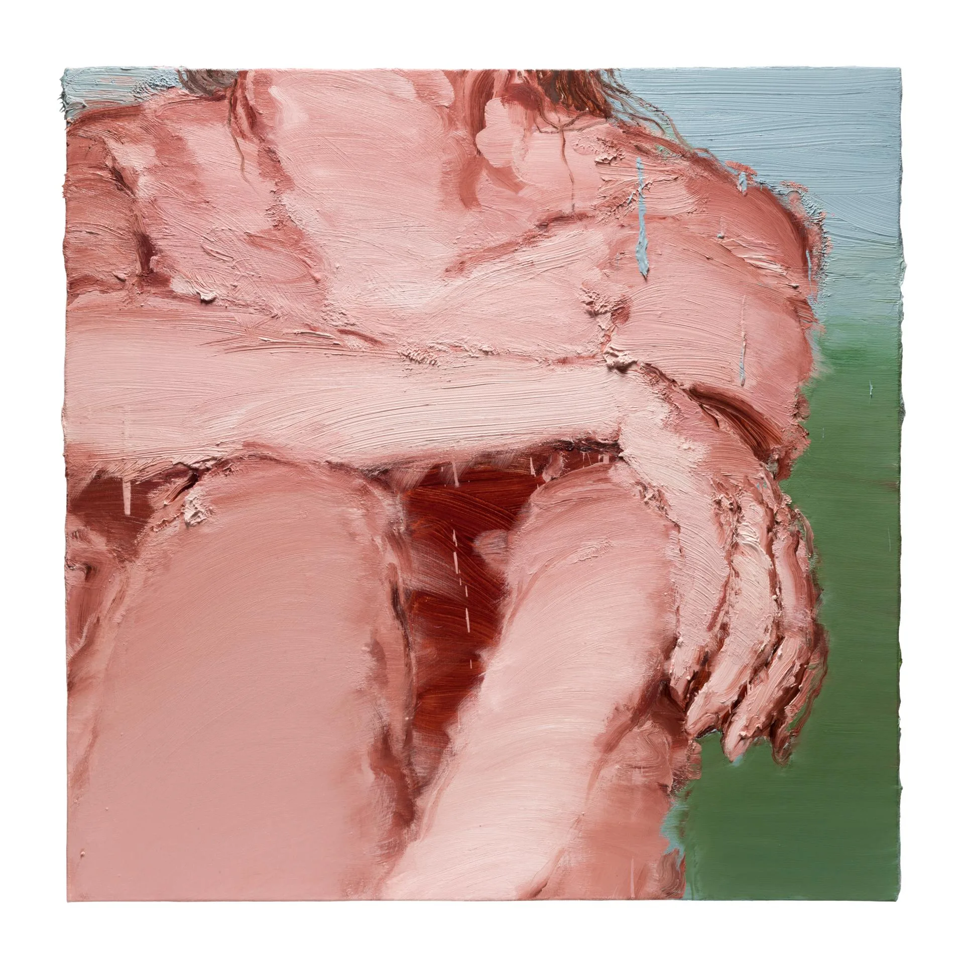 김찬송, Wind and Skin_91x91cm_oil on canvas_2022
이미지 작가 제공