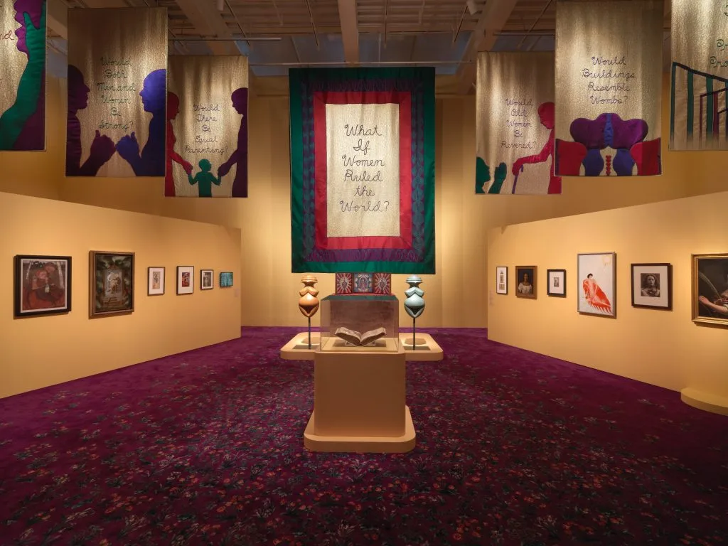 “Judy Chicago: Herstory,” 2023. Exhibition view: New Museum, New York. Courtesy New Museum. Photo: Dario Lasagni