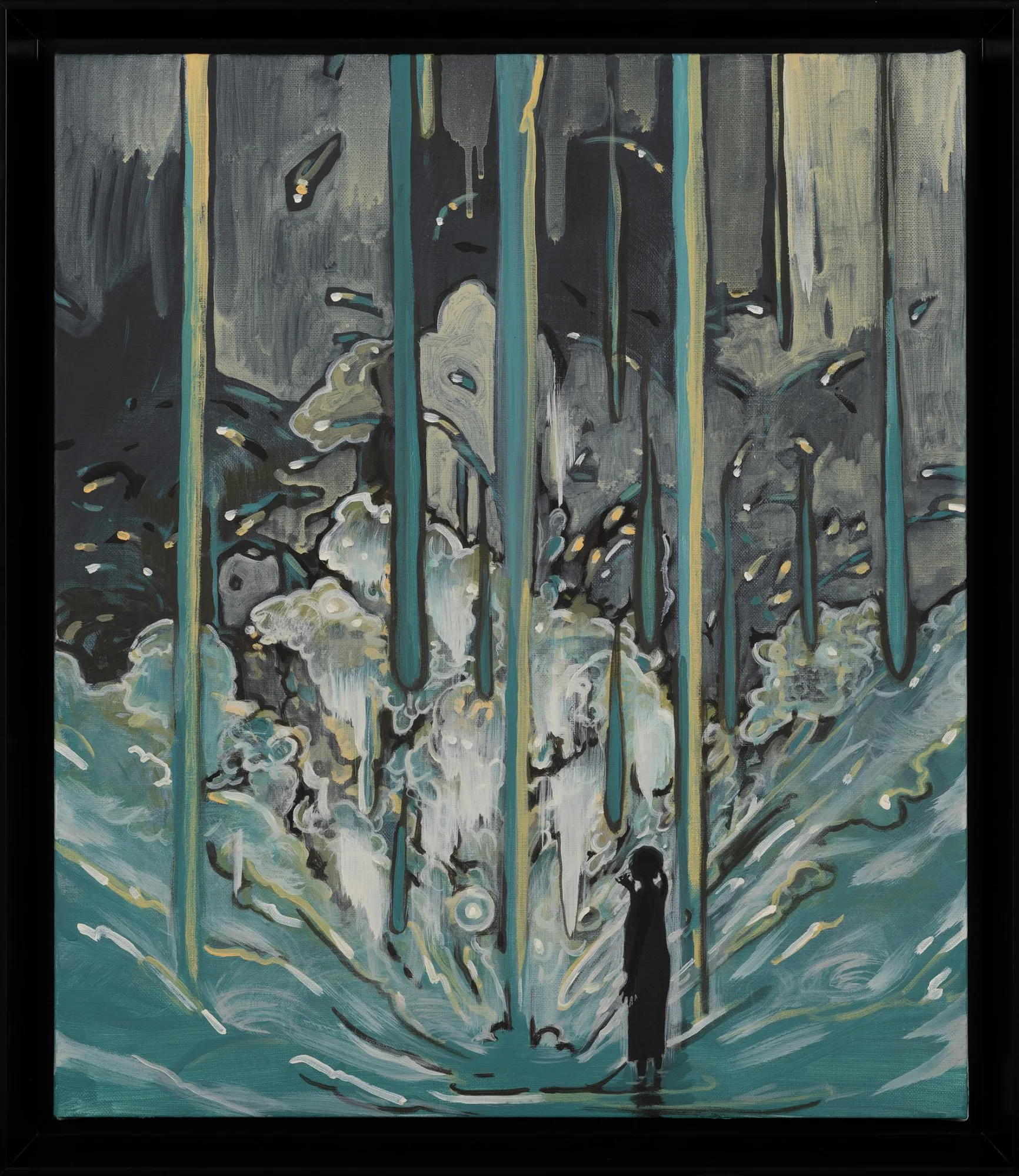 황지윤 Wet5 53x45.5 캔버스에 과슈 2023