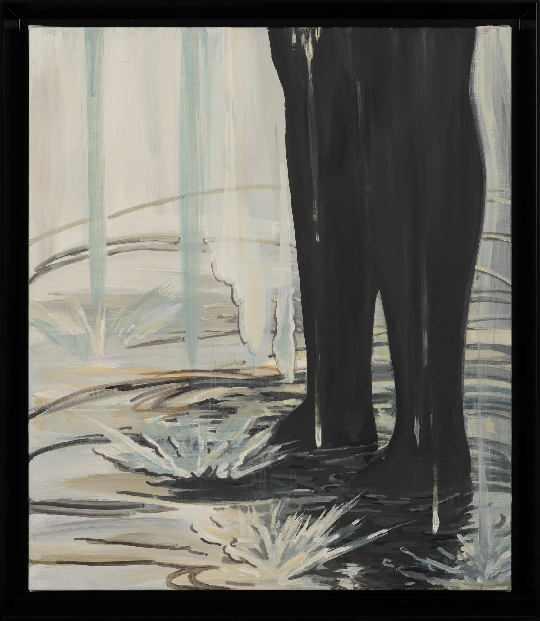 황지윤 Wet4 53x45.5 캔버스에 과슈 2023