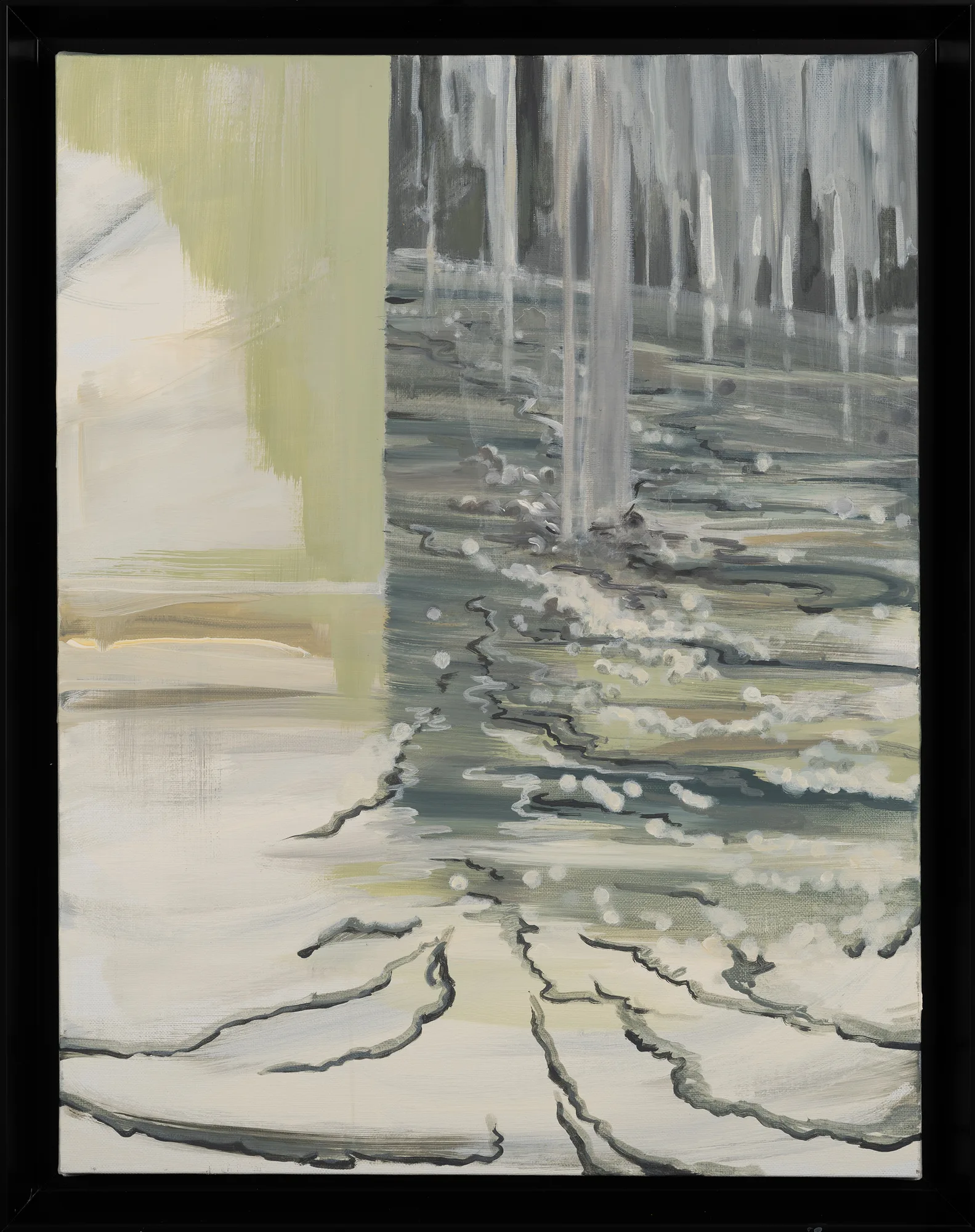 황지윤 Wet11 53x40.9 캔버스에 과슈 2023