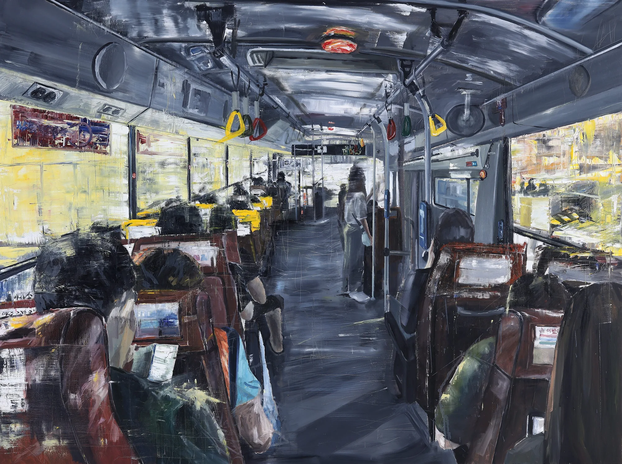 출근길_oil on canvas_259x197cm_2023