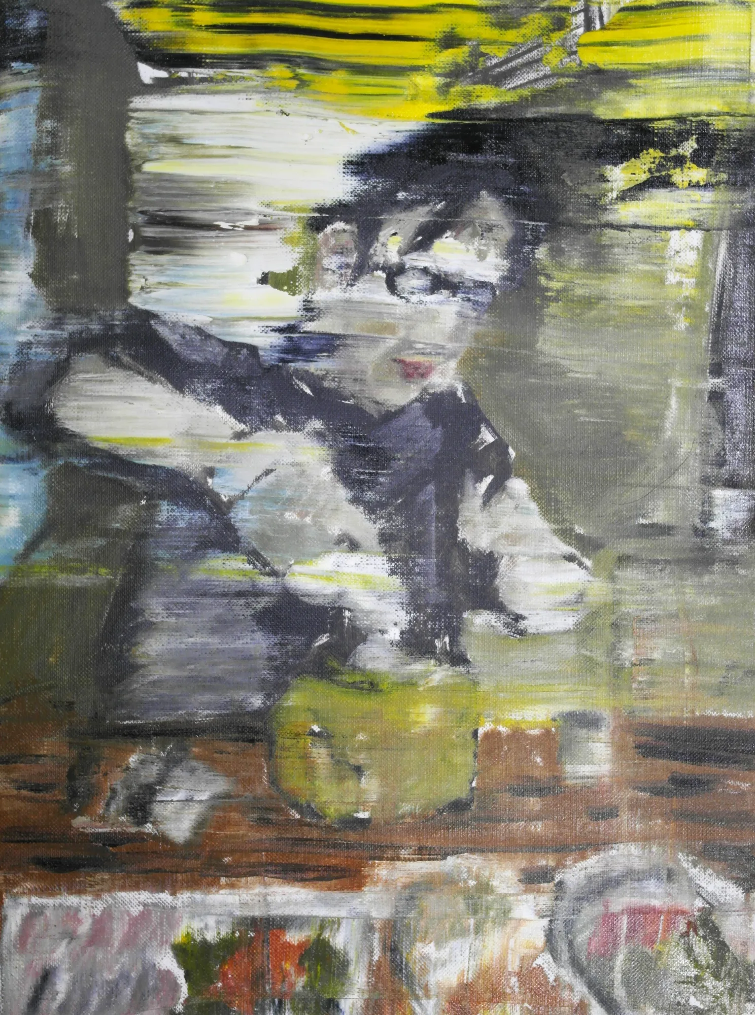 막걸리아저씨_oil on tela_21x29.7cm_2023