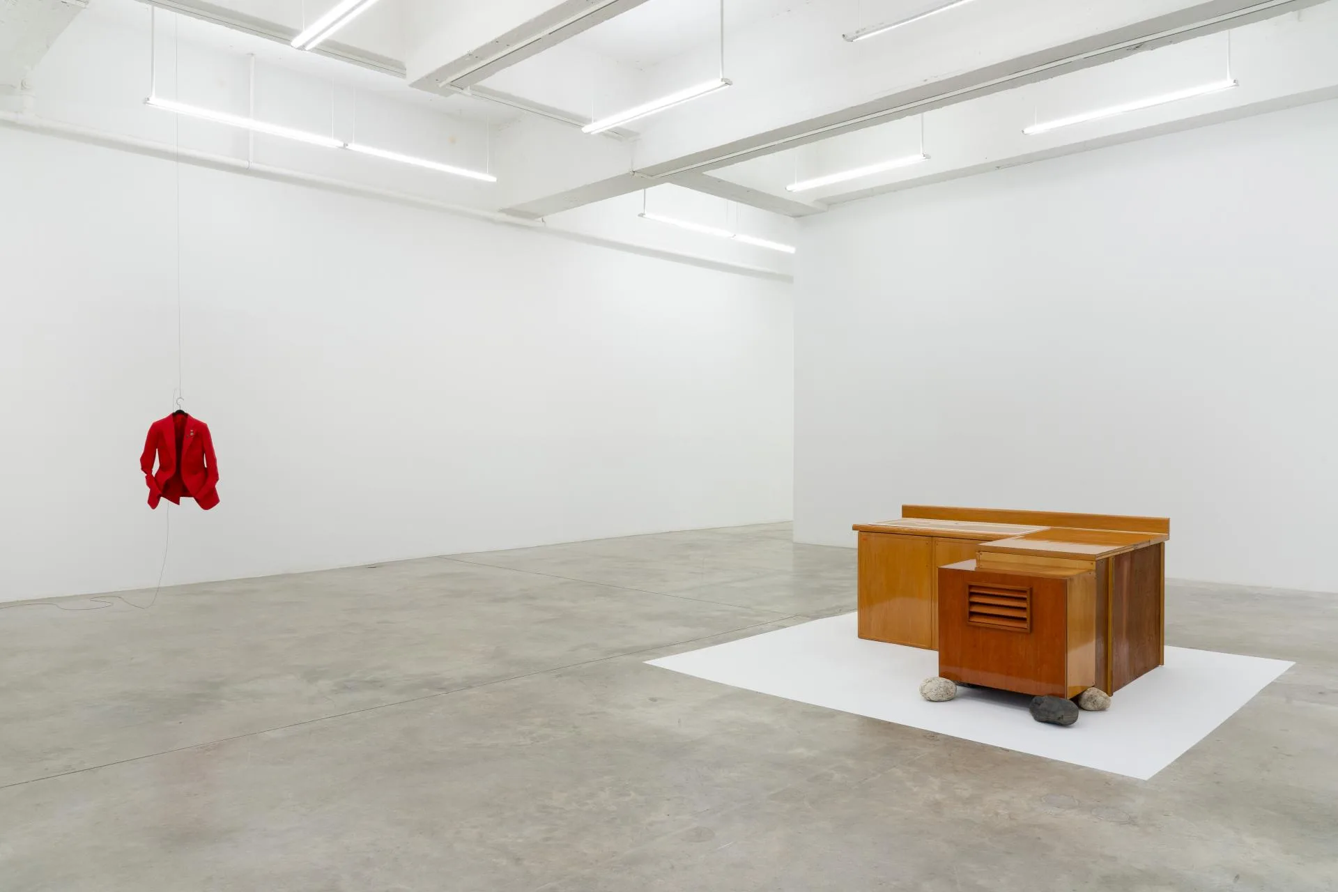 Installation view of Chung Seoyoung: With no Head nor Tail (March 21—April 20, 2024) at Tina Kim Gallery. Photo by Hyunjung Rhee.