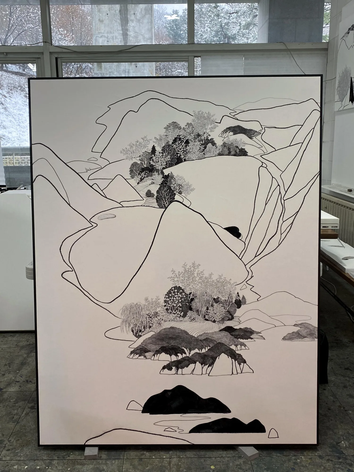 합칠수록 선명해지는 외곽선