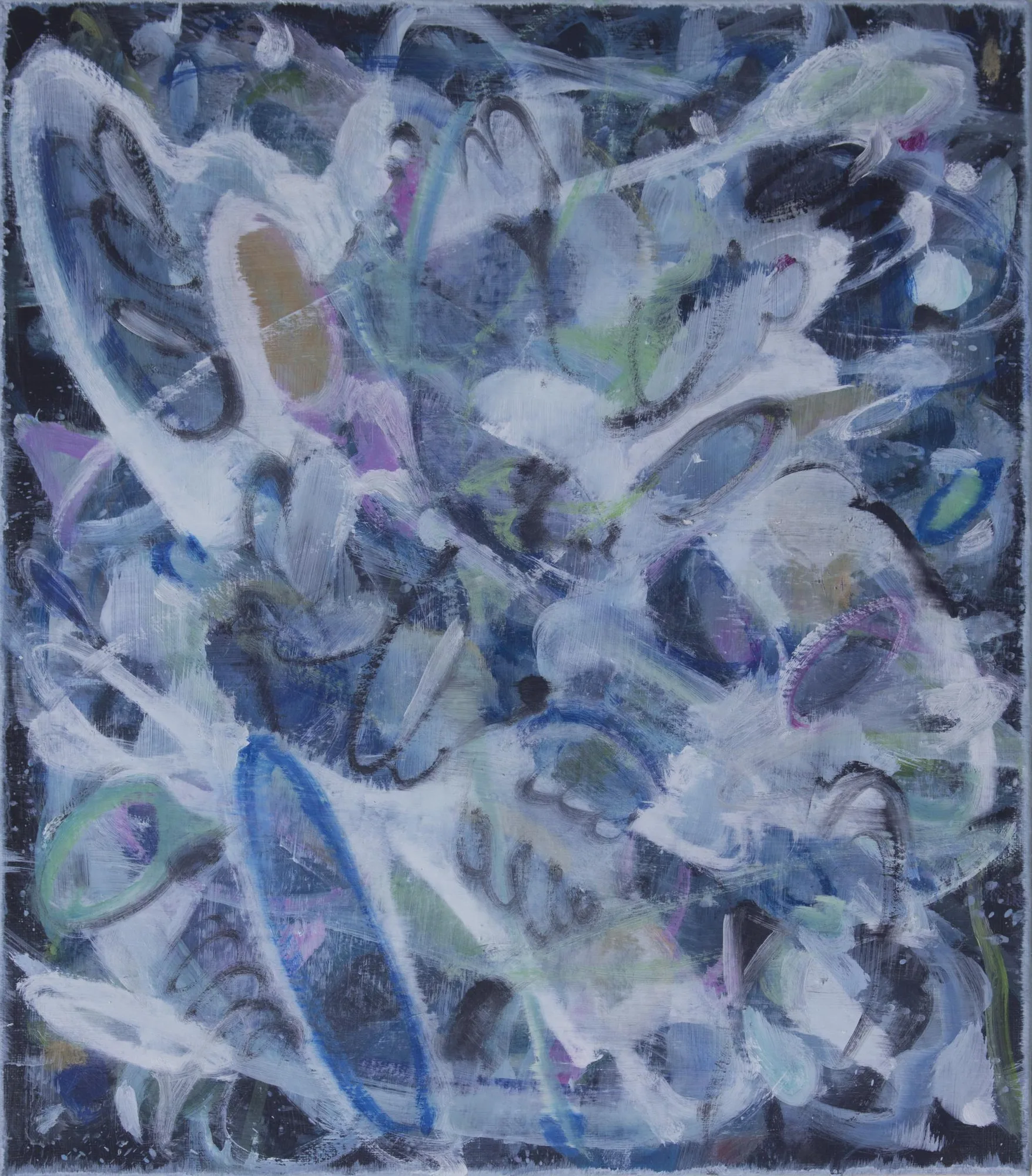 이양헌, A Monster, 2024, oil on canvas, 45.5 × 37.9 cm