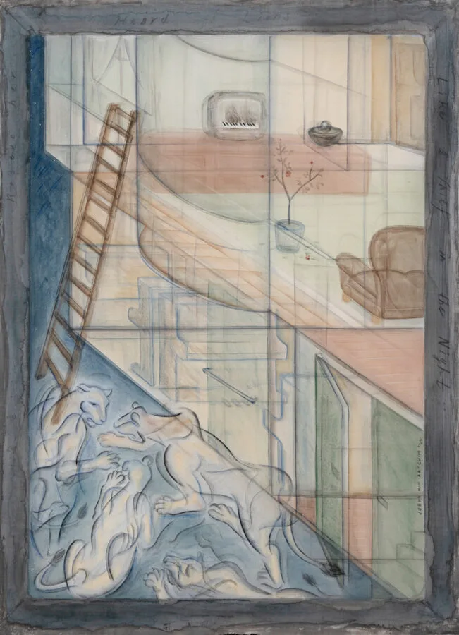 Joeun Kim Aatchim. Deliver her — Like a Thief in the Night. We Heard of Lions, Above a Herd of Pianos. 2022.
images courtesy of the artist and Make Room Los Angeles.