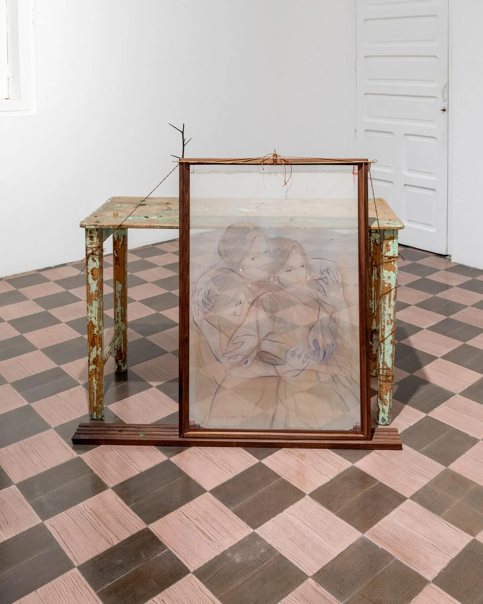 Joeun Kim ‘Aatchim’, Old Habit Theater, installation view.
Travesia Cuatro GDL, Guadalajara, MX. 2024.