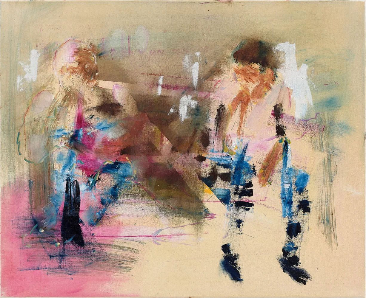 Interzone(2024, 캔버스에 유채, 65 × 80 cm)