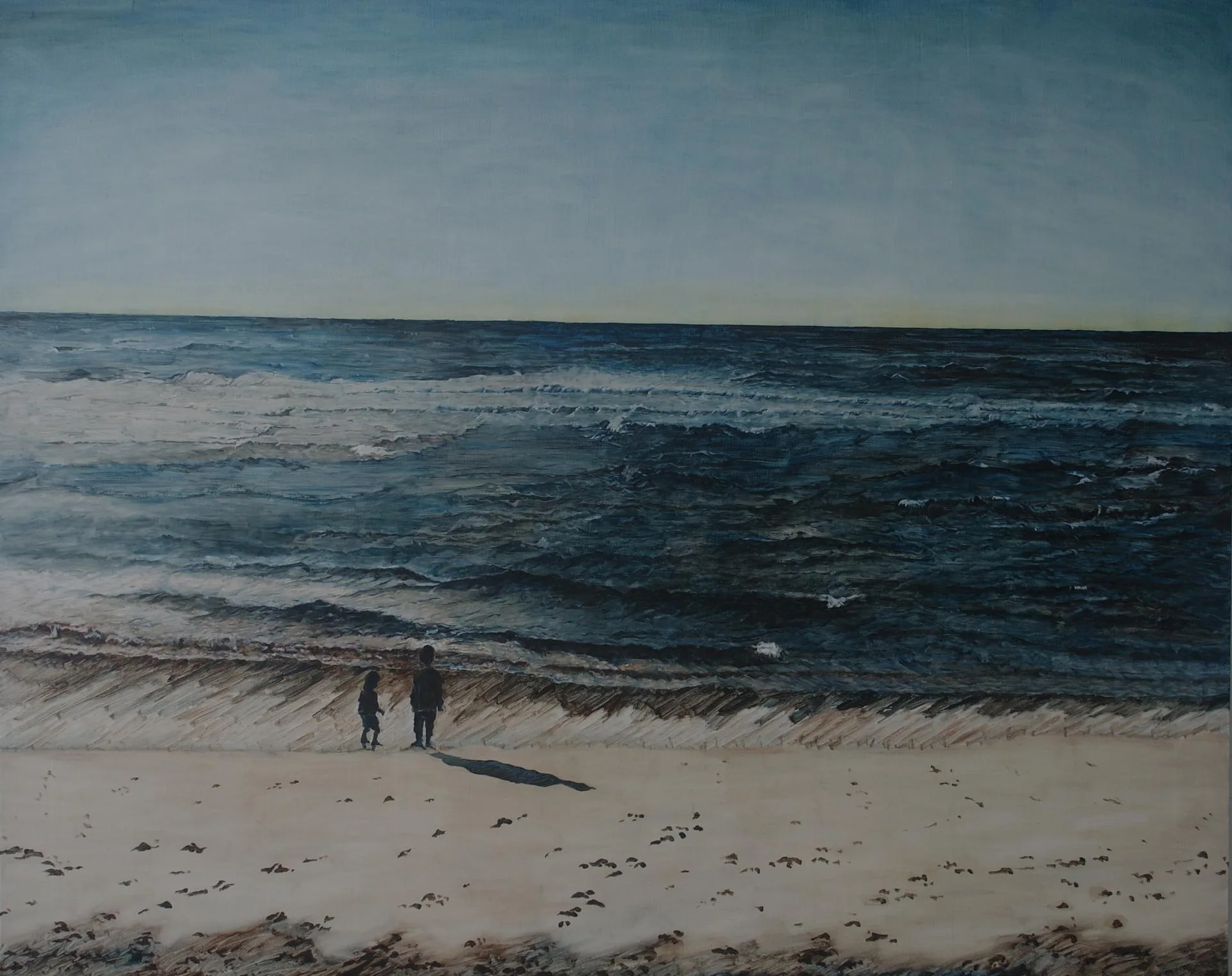 이부안, 해묘(海墓), 캔버스에 유채, 130 × 162 cm, 2018