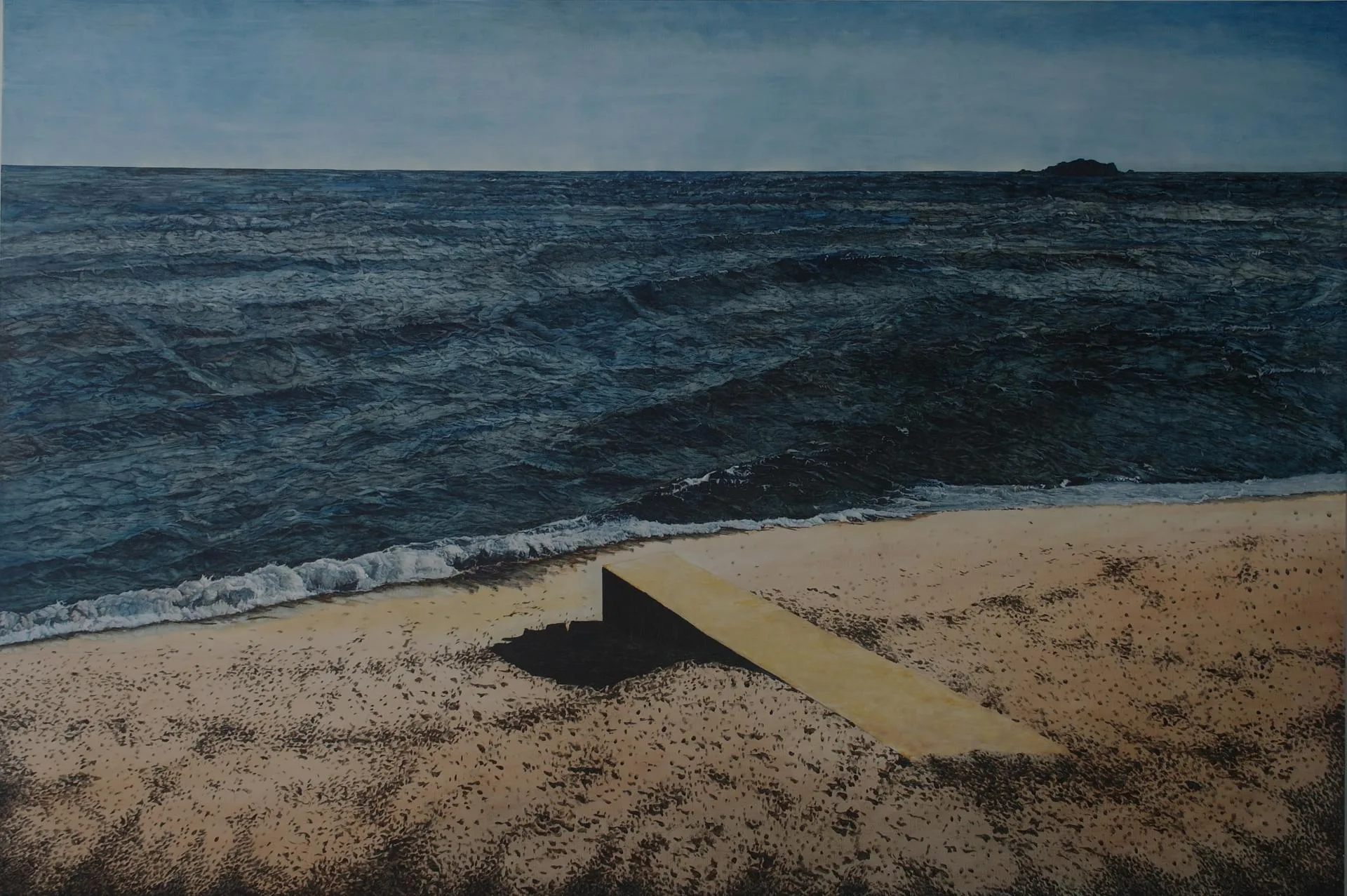 이부안, 해묘(海墓)3, 캔버스에 유채, 130 × 193 cm, 2019