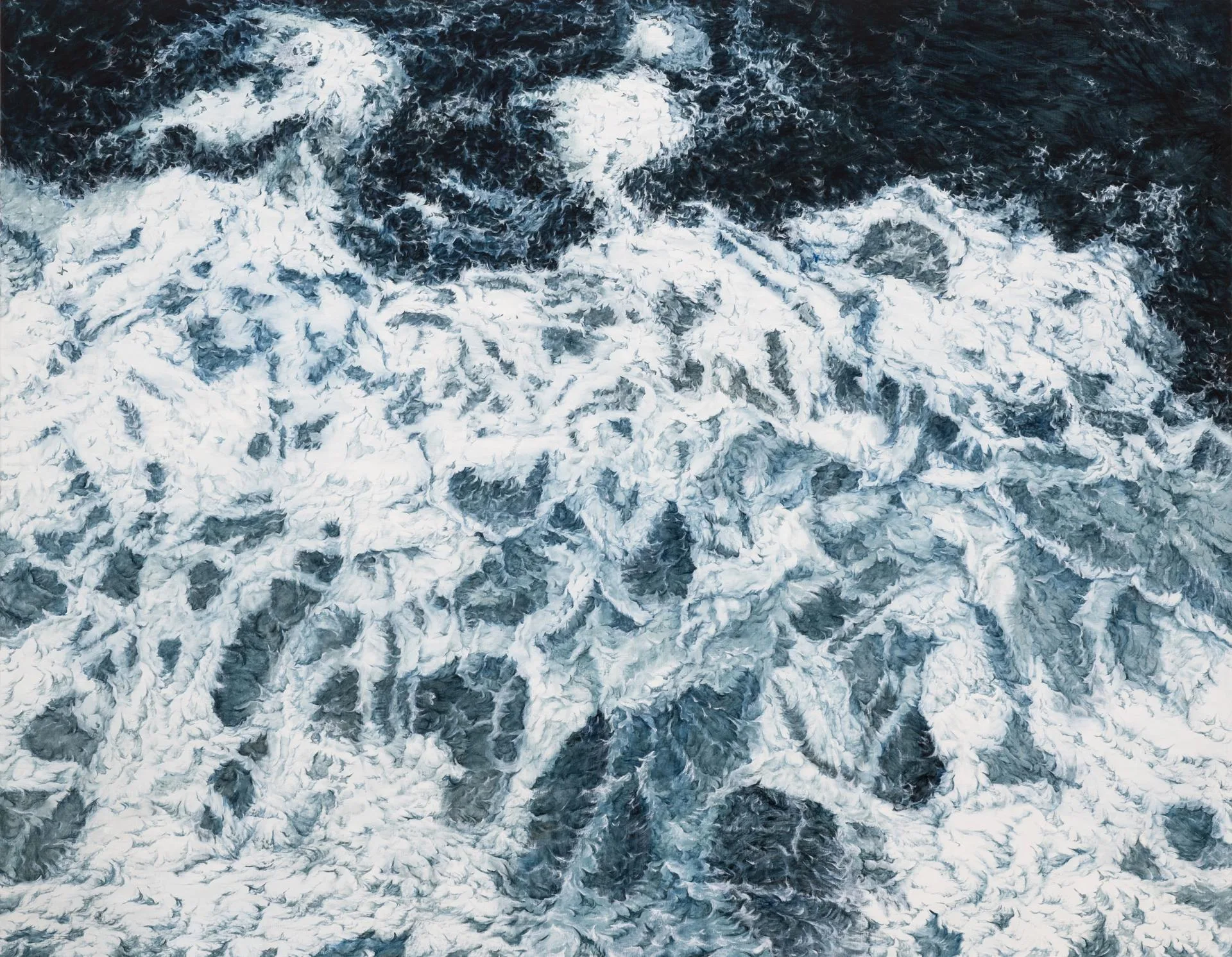 이부안, 바다꽃29 캔버스에 유채 114 × 145 cm 2021