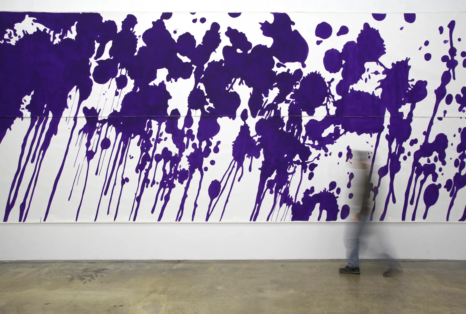ⓒ2016. Sun Choi_멍든침 Bruised Saliva, acrylic on canvas, 320 × 914 cm, 2016