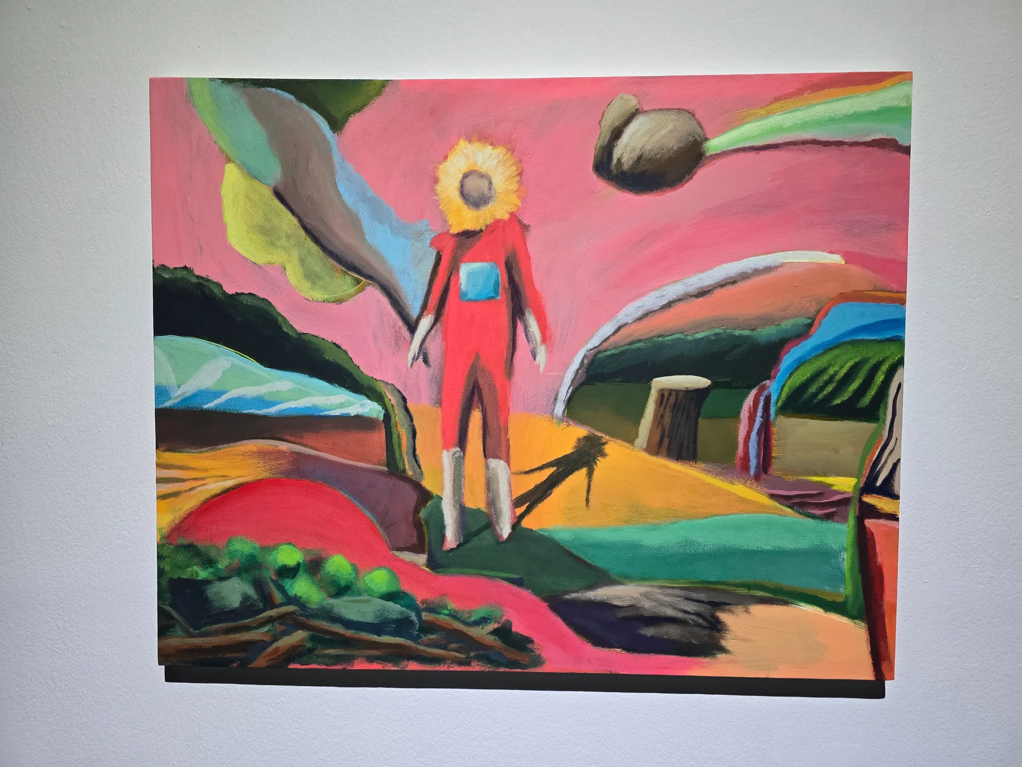 김상덕_2025_깨끗한 별루 데려가줘요_Acrylic&guashu on canvas, 91 × 73 cm