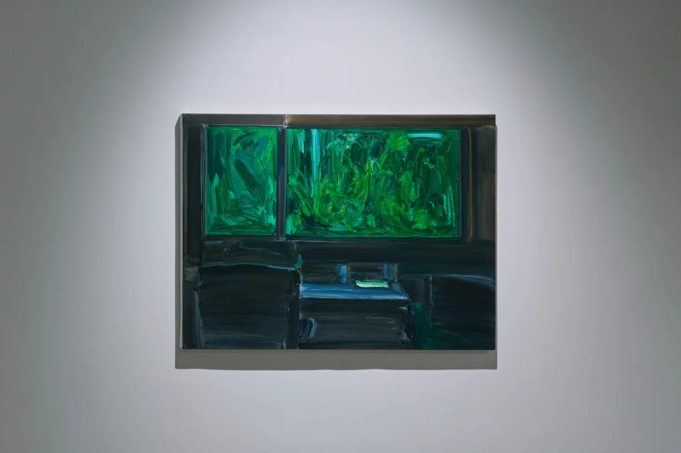 아빠의 서재, oil on canvas, 60.6 × 80.3 cm, 2022