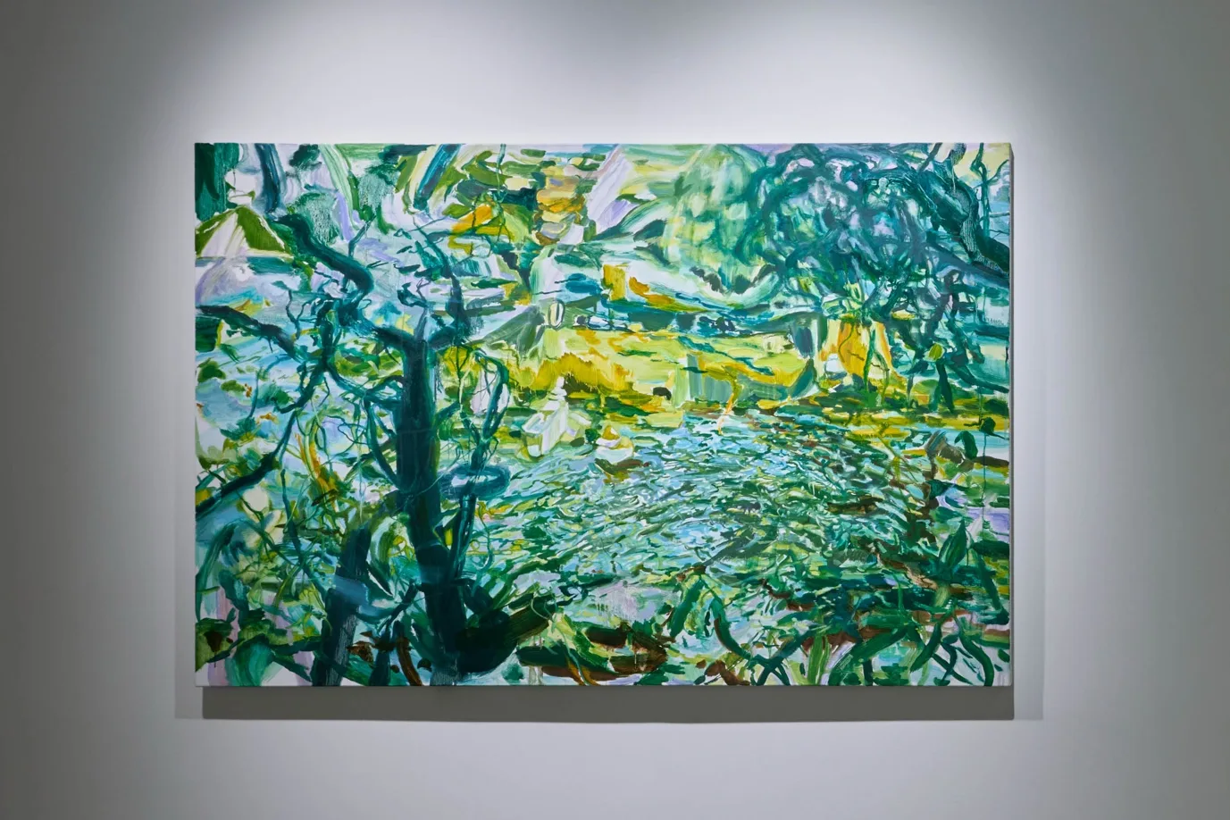 물에 비추는 마음, oil on canvas, 145.5 × 112.1 cm, 2025