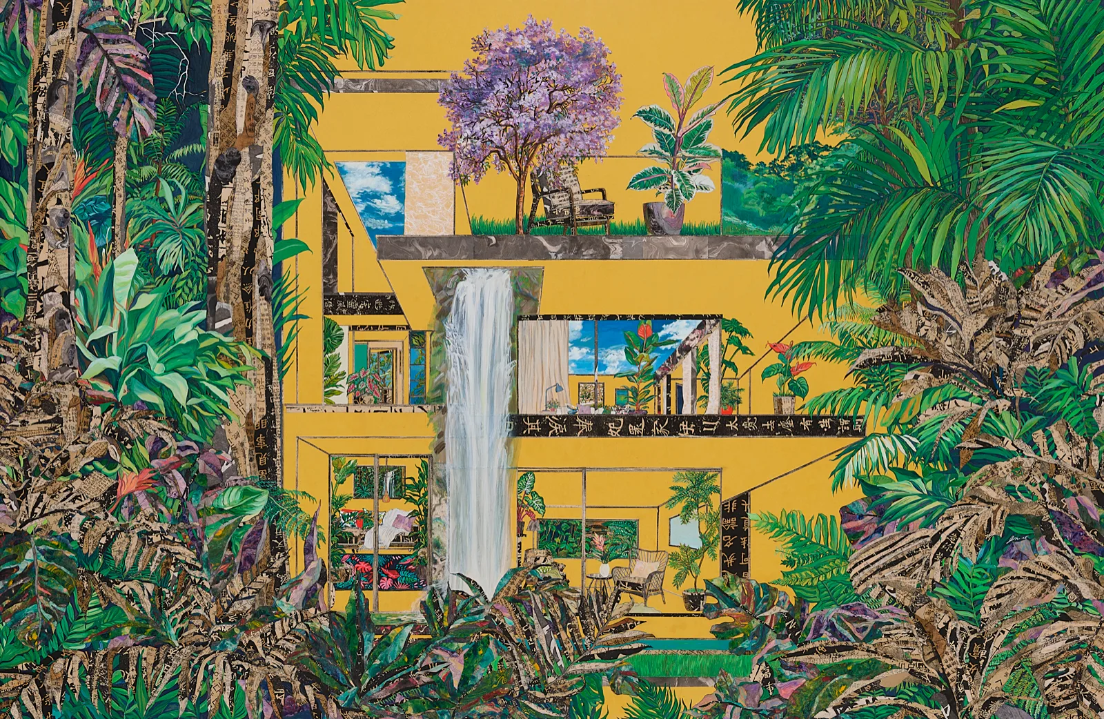 권인경 너의 방에 숲이 무성할 때 1 2026, 한지에 고서콜라주, 수묵, 아크릴, 130 × 194 cm
권인경 너의 방에 숲이 무성할 때 2 2026, 한지에 고서콜라주, 수묵, 아크릴, 130 × 194 cm